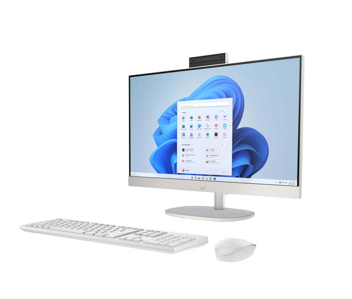 HP 24-CR00130 ALL-IN-ONE Core™ i3-N300 256GB SSD 8GB 23.8" (1920x1080) TOUCHSCREEN WIN11 SHELL WHITE - Image 2