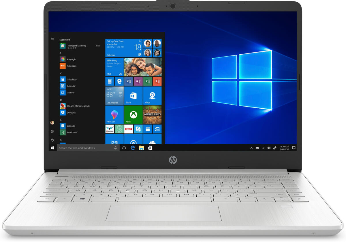 HP 14-DQ2038 Core™ i3-1135G4 256GB SSD 8GB 14" (1366x768) TOUCHSCREEN WIN11 NATURAL SILVER SUPPLIER WARRANTY RE-IMAGED