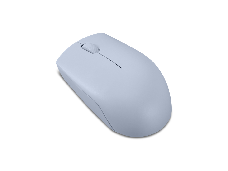 Lenovo 300 Wireless Compact Mouse w/Battery FROST BLUE - Image 2