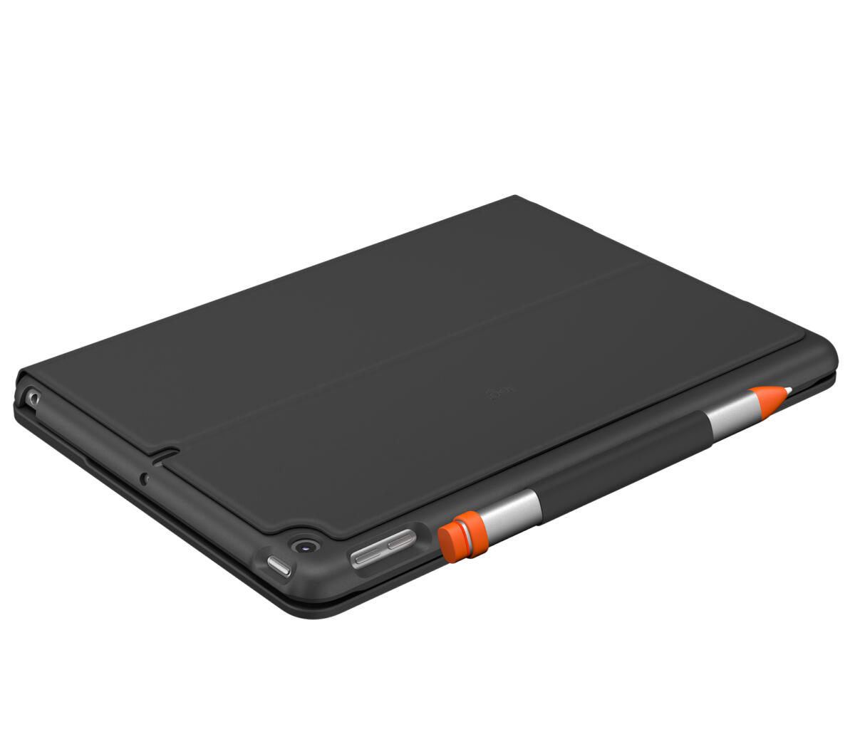 Logitech Slim Folio Protective Bluetooth Keyboard Case for 10.2" iPad 9th Gen (Graphite) - Image 5