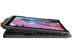 Logitech Slim Folio Protective Bluetooth Keyboard Case for 10.2" iPad 9th Gen (Graphite)