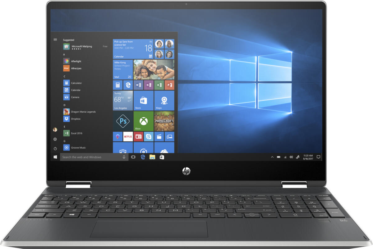 HP Pavilion 15-DQ0953 x360 2-IN-1 Core™ i5-8265U 512GB SSD 8GB 15.6" (1366x768) TOUCHSCREEN WIN11 NATURAL SILVER SUPPLIER WARRANTY RE-IMAGED