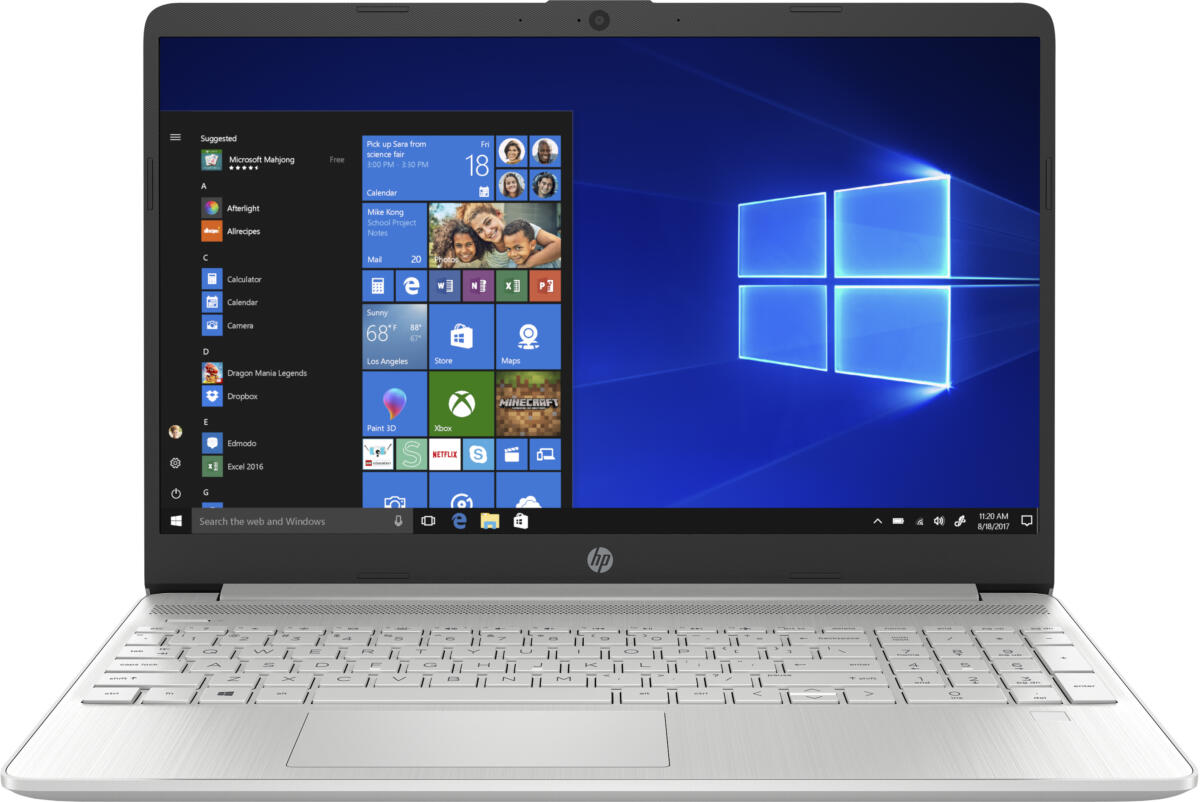 HP 15-DY2035 Core™ i3-1115G4 128GB SSD 8GB 15.6" (1366x768) TOUCHSCREEN WIN11 NATURAL SILVER SUPPLIER WARRANTY RE-IMAGED