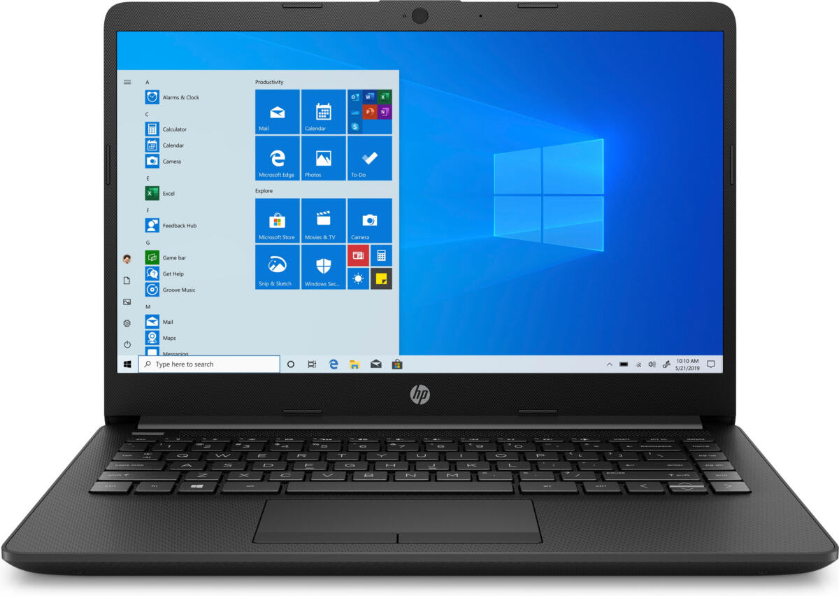 HP 14-DK1003 AMD Athlon™ Silver 3050U 2.3GHz 128GB SSD 4GB 14" (1366x768) BT WIN10 Webcam JET BLACK - Image 2