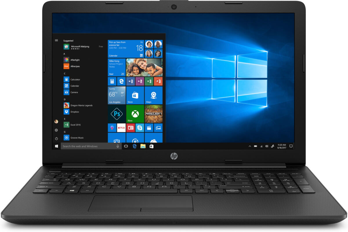 HP15-DA2099 Core™ i7-10510U 256GB SSD 16GB 15.6" (1366x768) WIN10 JET BLACK