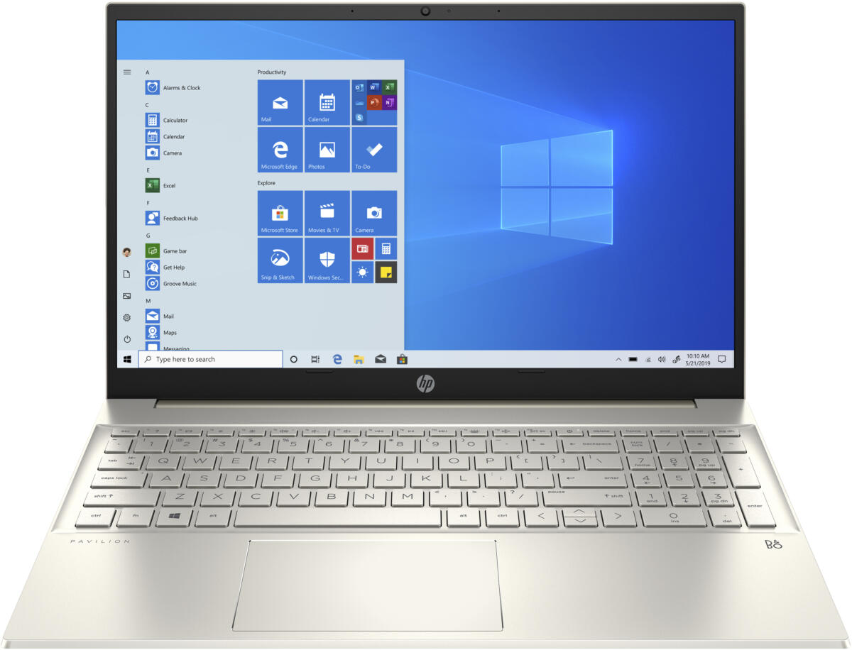 HP Pavilion 15-EG0070 Core™ i7-1165G7 512GB SSD 8GB 15.6" (1920x1080) TOUCHSCREEN IPS WIN10 LUNAR GOLD Backlit Keyboard