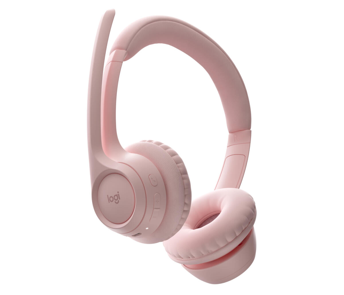 Logitech Zone 300 Wireless Bluetooth Headset with Noise-Canceling Microphone, Compatible with Windows, Mac, Chrome, Linux, iOS, iPadOS, Android – Rose - Image 5