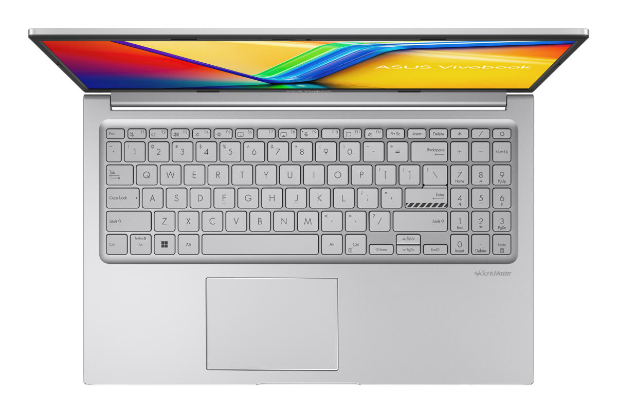 Asus VivoBook 15 X1504VA-BQ4595 Core™ 5 120U 1TB SSD 16GB 15.6" (1920x1080) FreeDos COOL SILVER Backilt Keyboard EU Plug/US Adapter Included - Image 6