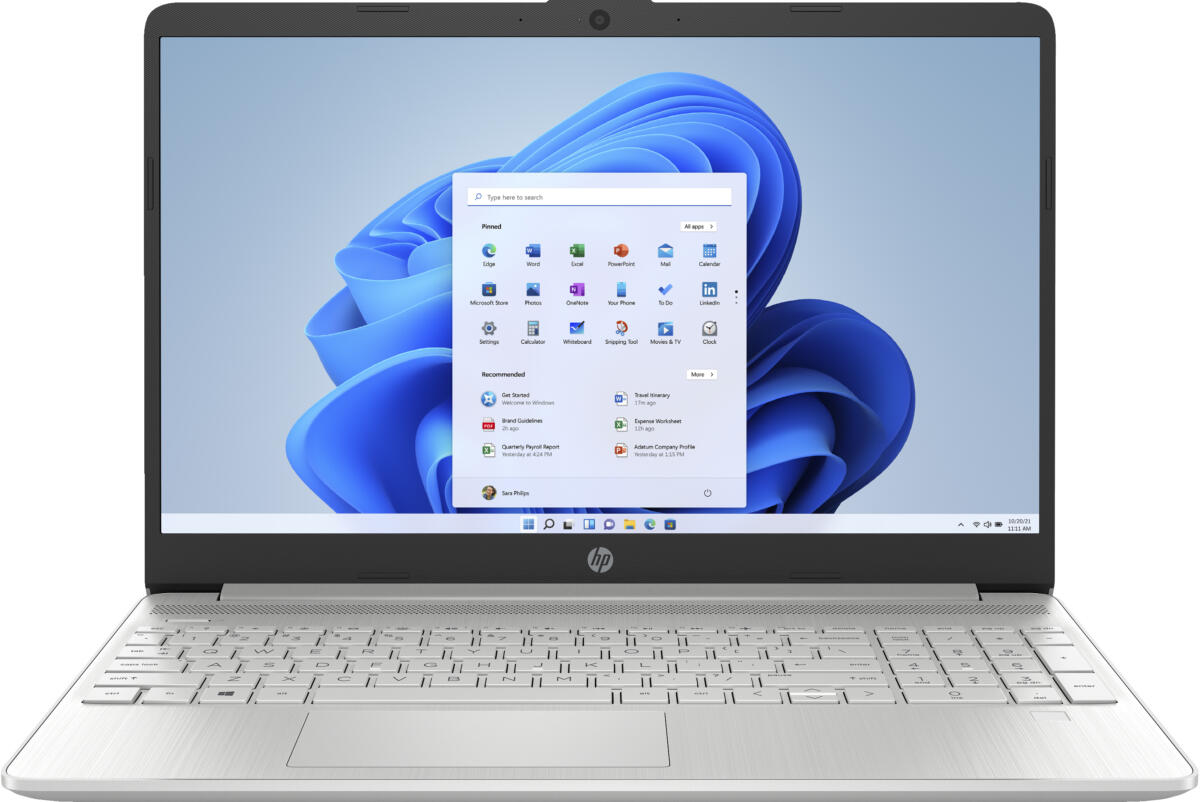 HP 15-EF2025 Ryzen™ 7 5700U 256GB SSD 8GB 15.6" (1366x768) WIN11 NATURAL SILVER
