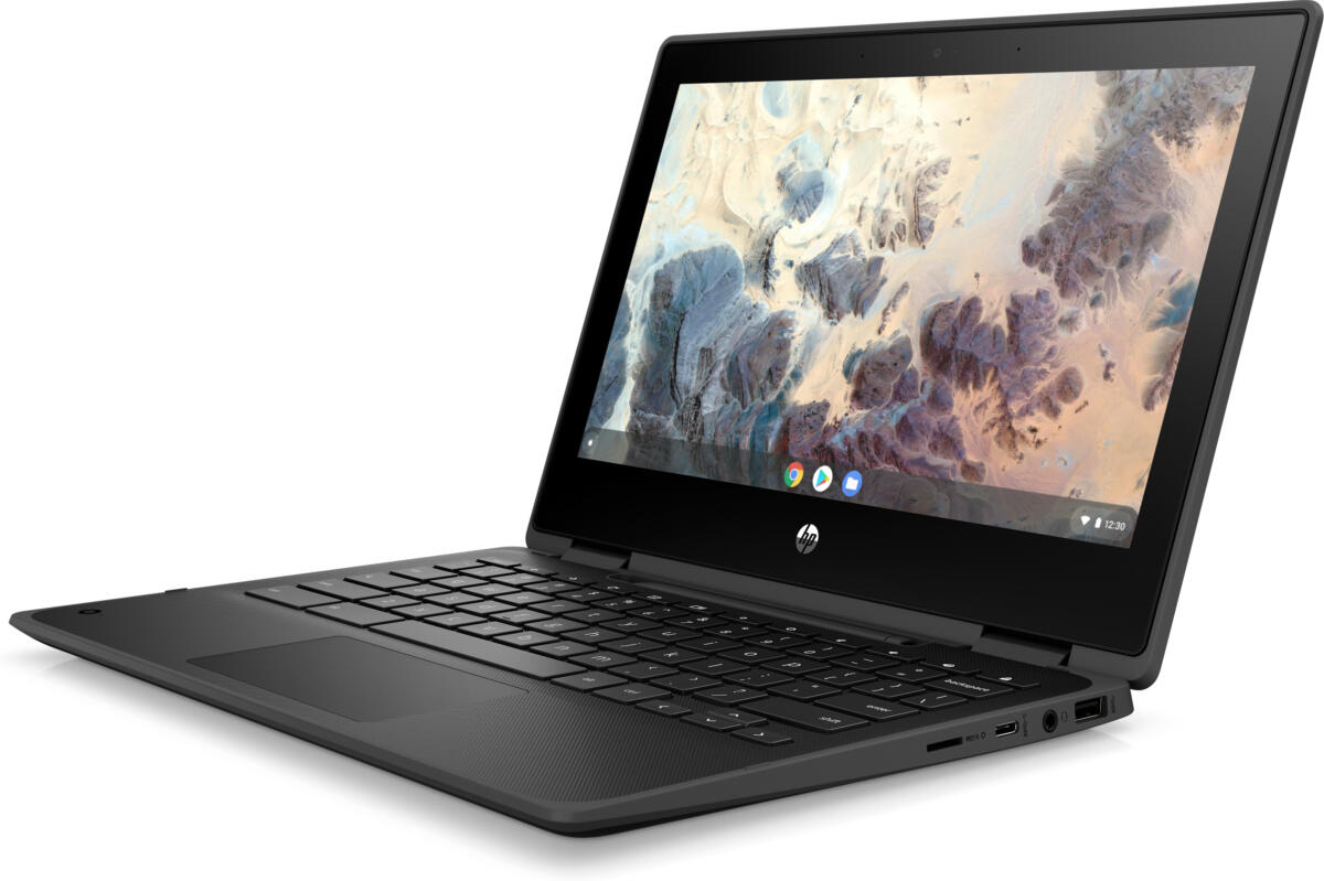 HP Chromebook x360 11 G4 EE 2-IN-1 Celeron N4500 Celeron® 32GB eMMC 4GB (1366x768) TOUCHSCREEN ChromeOS BLACK - Image 2