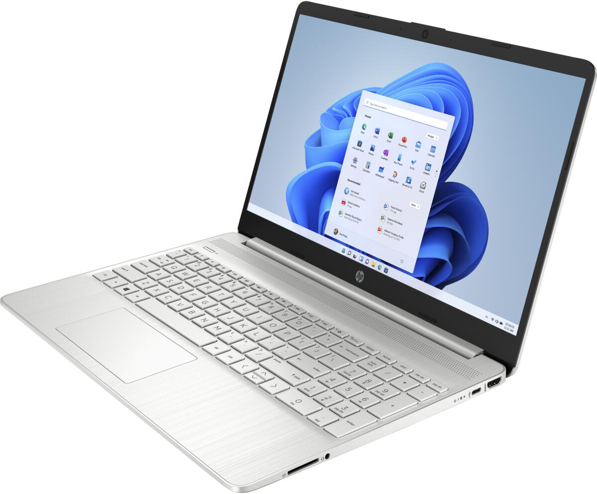 HP 15-EF2099 Ryzen™ 5 5500U 256GB SSD 8GB 15.6" (1366x768) WIN11 SILVER - Image 4