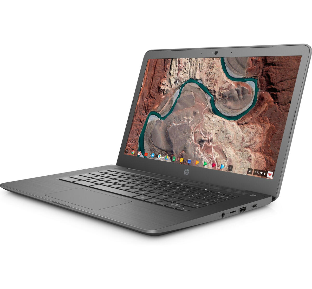 HP Chromebook 14-CA064 Celeron N3350 64GB eMMC 4GB 14" (1920x1080) Chrome OS CHALKBOARD GRAY Renew Retail Box - Image 2