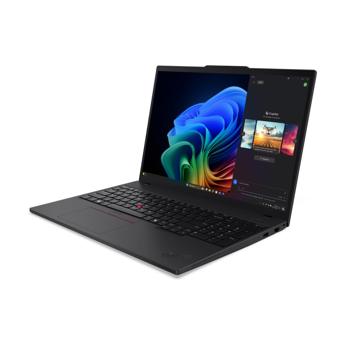 Lenovo ThinkPad T16 Gen 4 Copilot+ AMD Ryzen™ AI 5 PRO 340 256GB SSD 16GB 16" (1920x1200) WIN11 Pro BLACK Backlit Keyboard FP Reader - Image 3