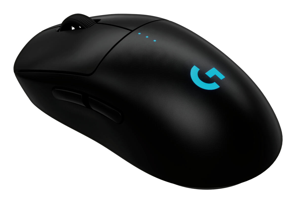 Logitech PRO 2 LIGHTSPEED Lightweight Optical HERO 44K DPI Gaming Mouse with 4 Customizable and Switchable Magnetic Side Buttons Wireless Black - Image 3