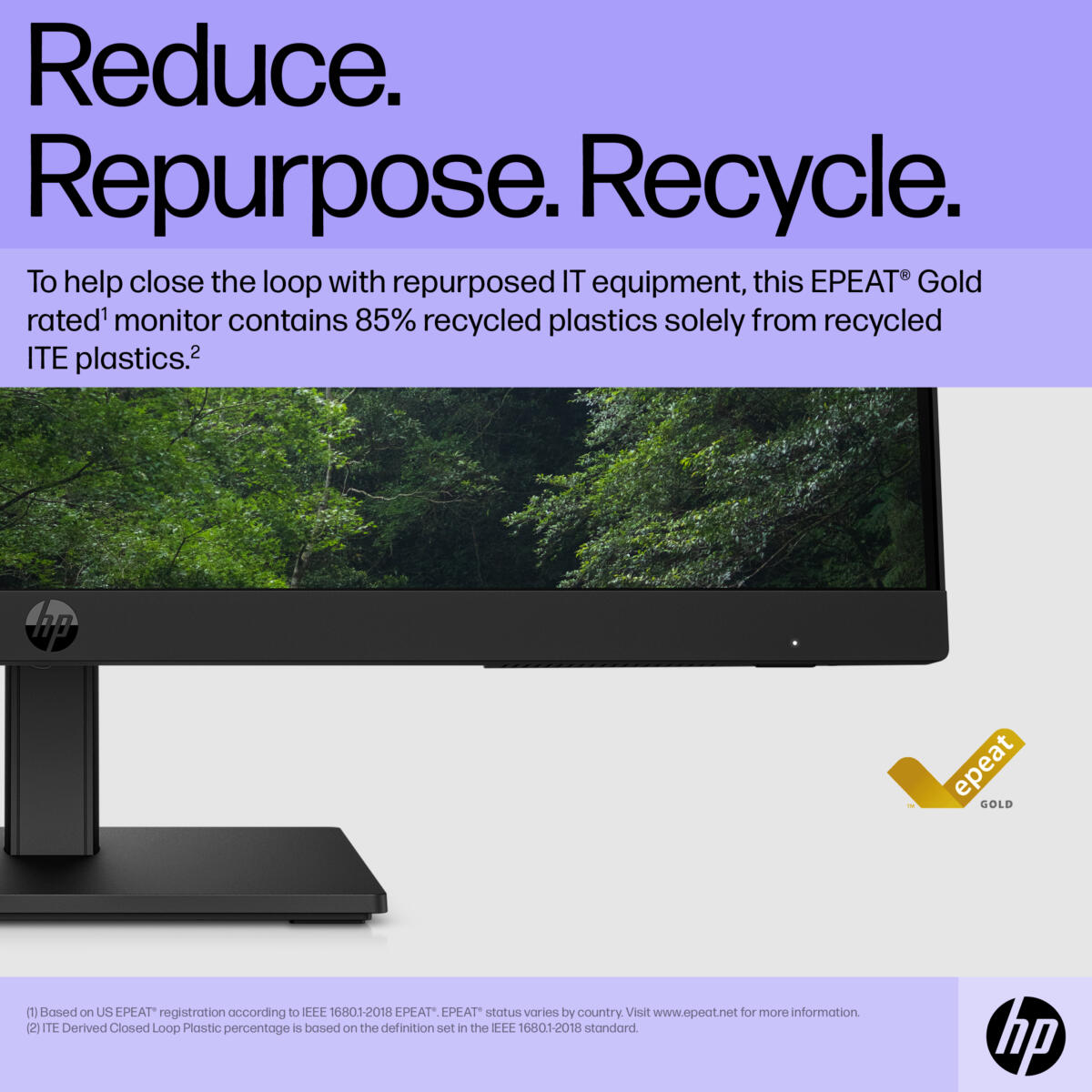 HP P22h G5 21.5" (1920x1080) 75Hz 5ms 250 cd/m² HDMI DP VGA IPS Adjustable Stand Monitor BLACK US Sales Only - Image 7