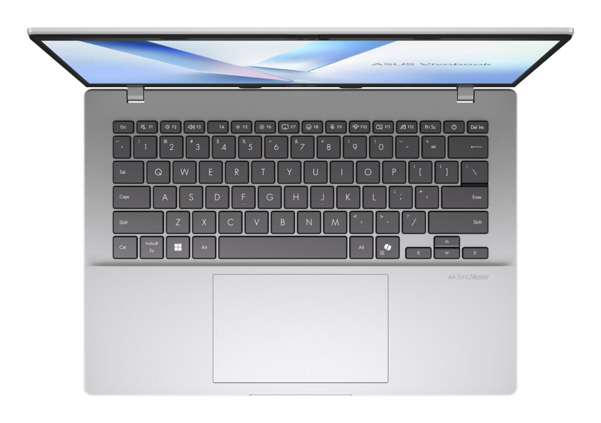 Asus VivoBook X1407QA-BS56 Snapdragon® X X1-26-100 512GB SSD 16GB 14" (1920x1200) WIN11 COOL SILVER Backlit Keyboard - Image 5