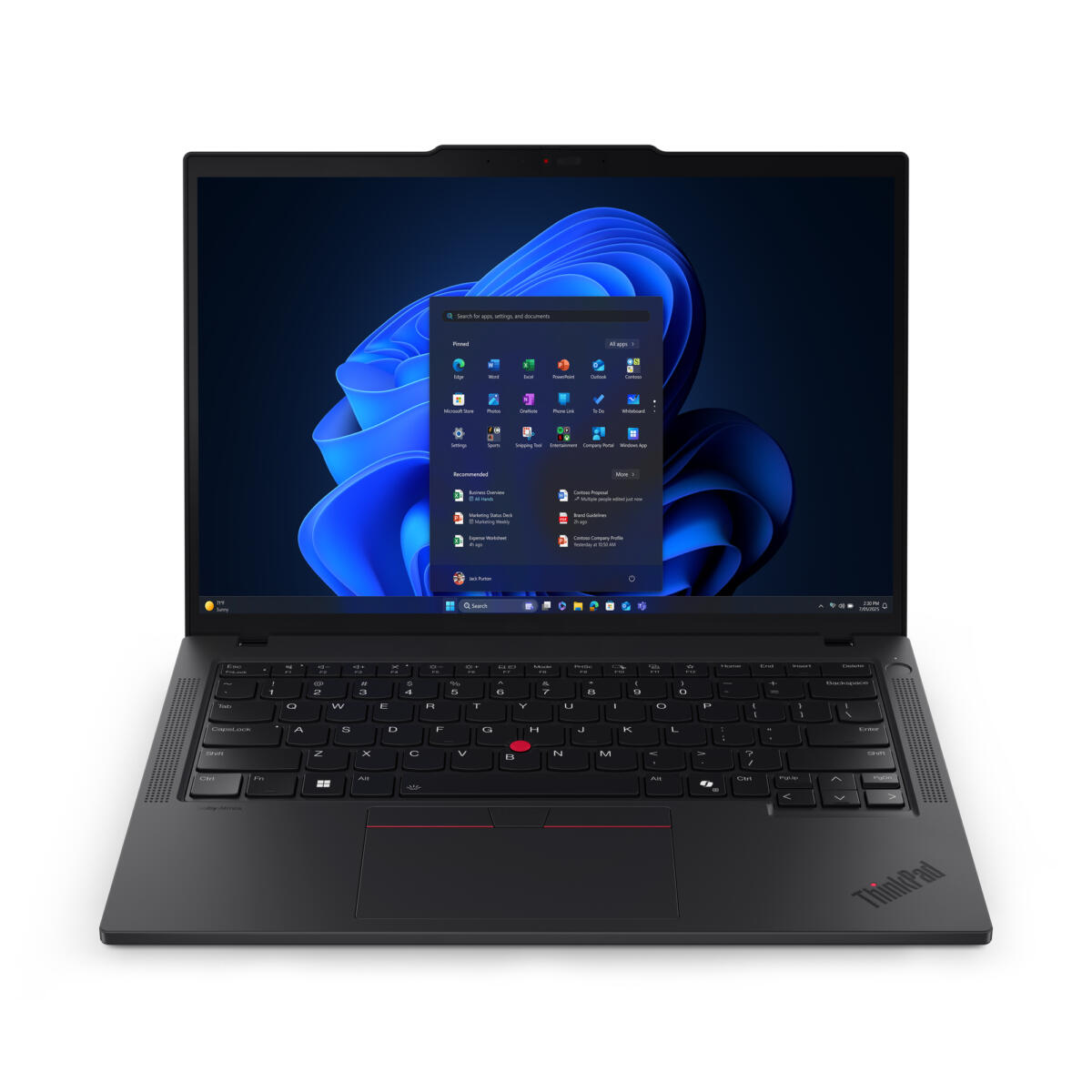 Lenovo ThinkPad T14 Gen 6 Copilot+ Core™ Ultra 7 258V 512GB SSD 32GB 14" WUXGA (1920x1200) IPS WIN11 Pro IR Webcam BLACK Backlit Keyboard FP Reader