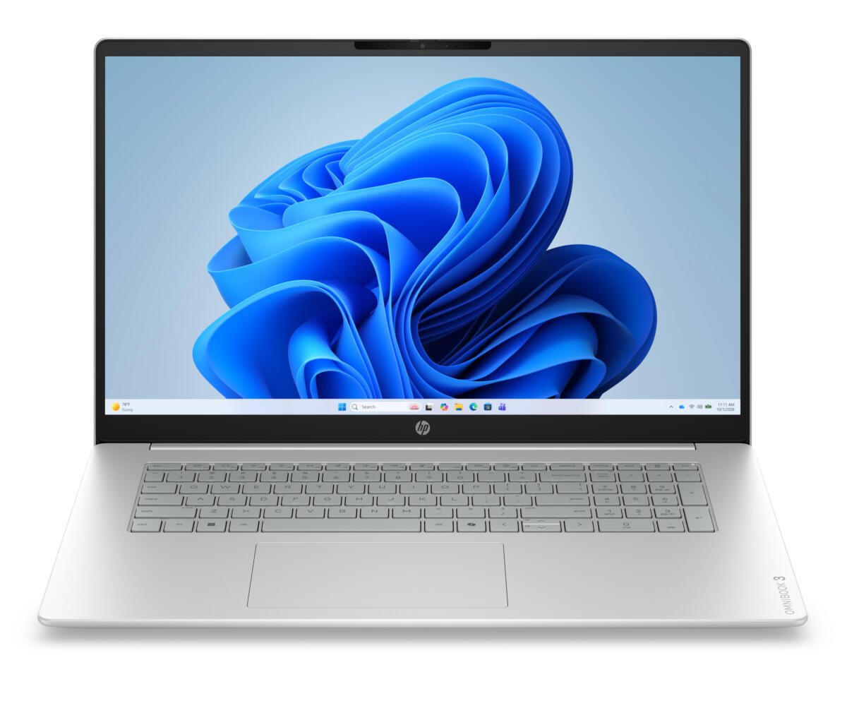 HP OmniBook 3 17-DP0105 AMD Ryzen™ 5 40 512GB SSD 8GB 17.3" (1920x1080) WIN11 GLACIER SILVER