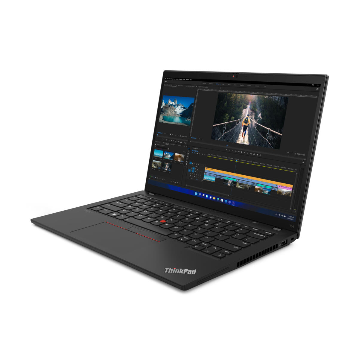 Lenovo ThinkPad T14 Gen 3 Core™ i5-1235U 512GB SSD 16GB 14" WUXGA (1920x1200) IPS WIN11 Pro IR Webcam THUNDER BLACK Backlit Keyboard FP Reader - Image 4