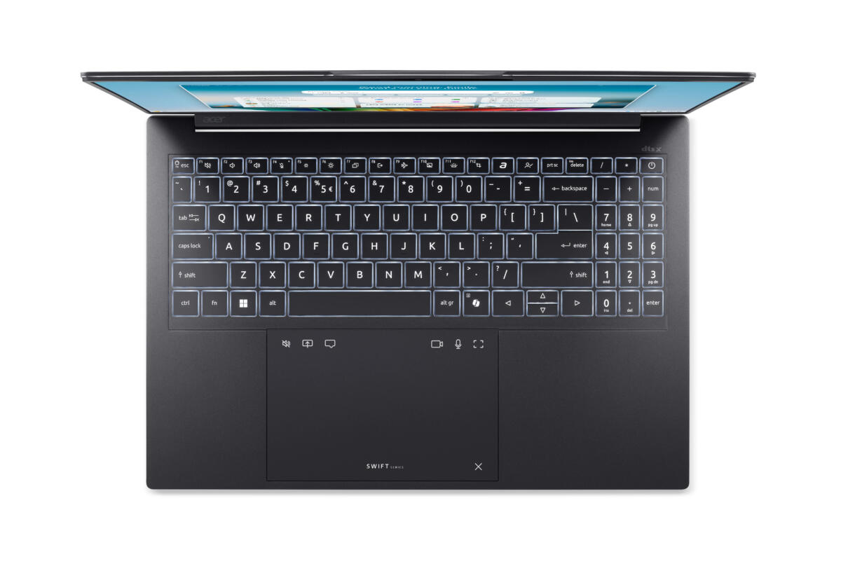 Acer SWIFT GO 16 SFG16-I71T-79Q6 Core™ Ultra 7 355 1TB SSD 32GB 16" (1920x1200) OLED TOUCHSCREEN WIN11 VAPOR SILVER Backlit Keyboard - Image 4