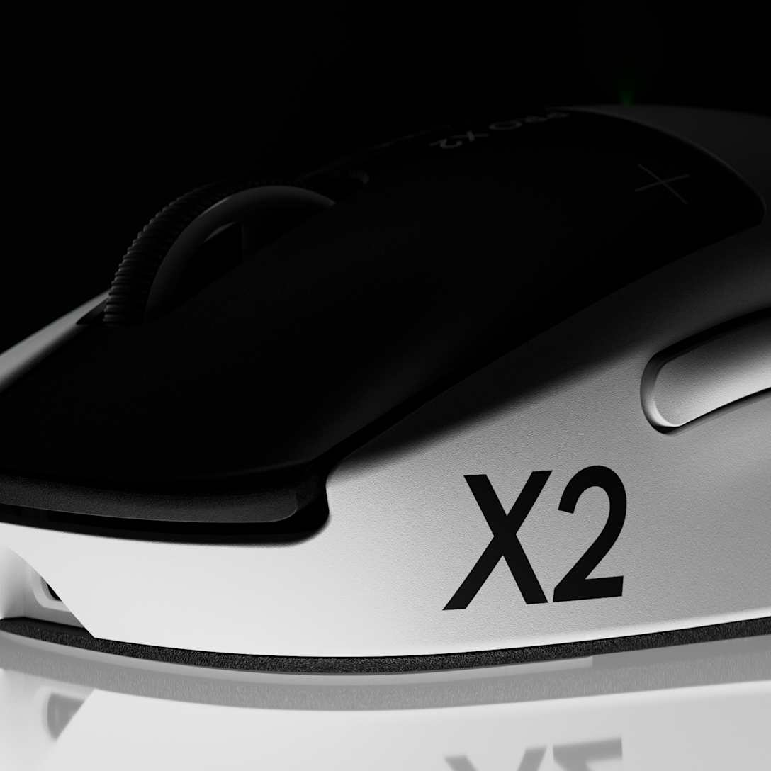 Logitech PRO X2 SUPERSTRIKE LIGHTSPEED Lightweight Wireless Gaming Mouse with Customizable Click Haptics for PC/Mac/Laptop Wireless White - Image 3
