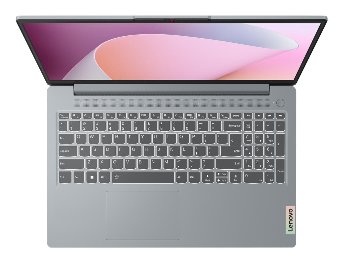 Lenovo SLIM 3 15AMN8 AMD Ryzen™ 5 7520U 512GB SSD 8GB 15.6" (1920x1080) TOUCHSCREEN WIN11 ARCTIC GRAY Backlit Keyboard FP Reader - Image 5