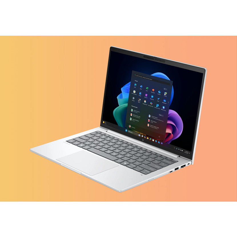 HP EliteBook 8 G1A AMD Ryzen™ AI 7 PRO 350 512GB SSD 32GB 14" WUXGA (1920x1200) TOUCHSCREEN WIN11 Pro GLACIER SILVER Backlit Keyboard 0.61" thin, 3.06 lbs. US Sales Only - Image 6
