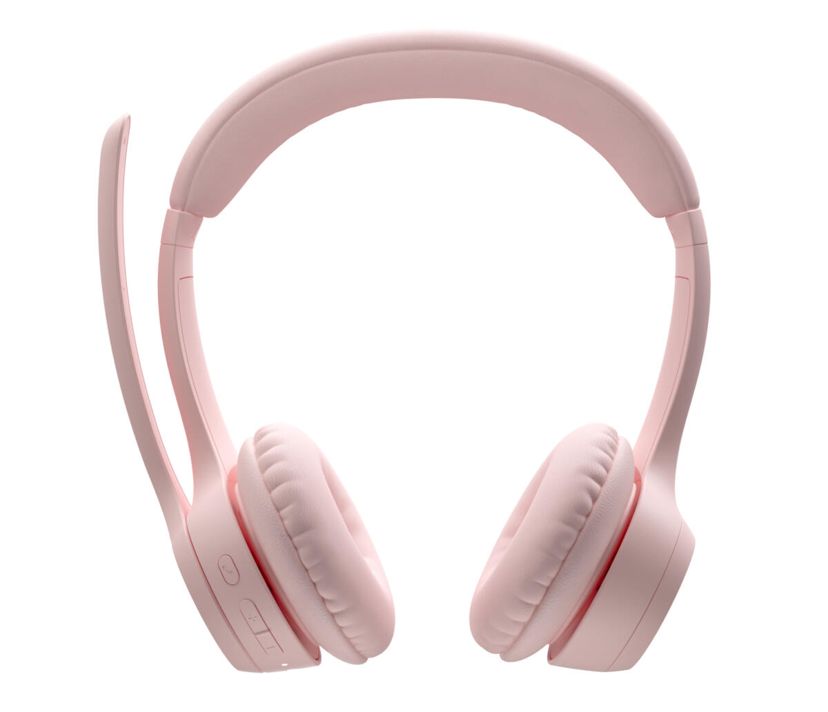 Logitech Zone 300 Wireless Bluetooth Headset with Noise-Canceling Microphone, Compatible with Windows, Mac, Chrome, Linux, iOS, iPadOS, Android – Rose