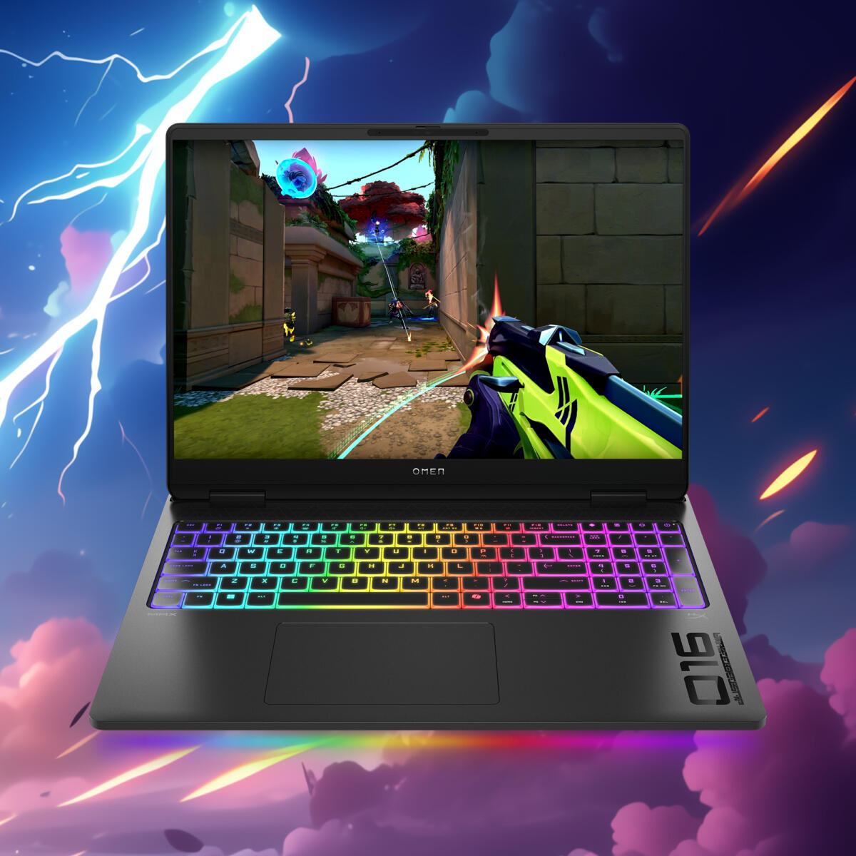 HP OMEN MAX 16-AH0097 GAMING Core™ Ultra 9 275HX 1TB SSD 32GB 16" (2560x1600) 240Hz WIN11 NVIDIA® RTX 5080 16384MB SHADOW BLACK Backlit Keyboard - Image 4