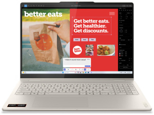 Lenovo YOGA 7 16AKP10 2-IN-1 AMD Ryzen™ AI 5 340 1TB SSD 16GB 16" (1920x1200) TOUCHSCREEN WIN11 SEASHELL Backlit Keyboard FP Reader Lenovo® Yoga® Pen