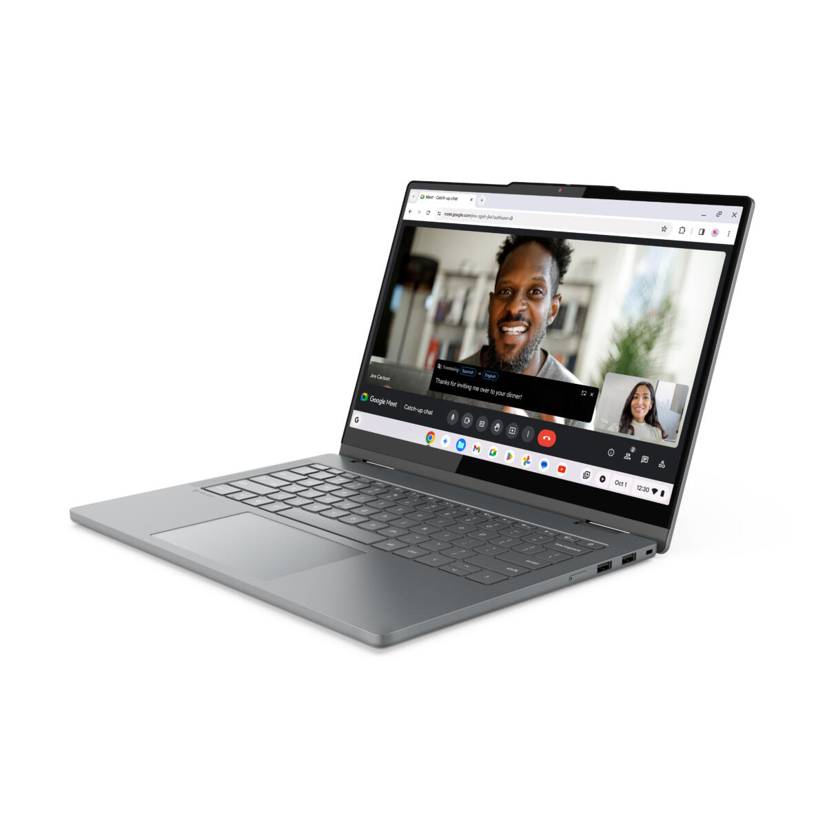 Lenovo Chromebook Plus 12ITN10 2-IN-1 Core™ 3 N355 128GB SSD 8GB 14" (1920x1200) TOUCHSCREEN Chrome OS GRAY - Image 6