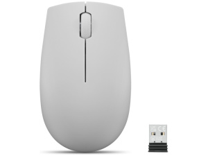Lenovo 300 Wireless Compact Mouse w/Battery ARCTIC GRAY