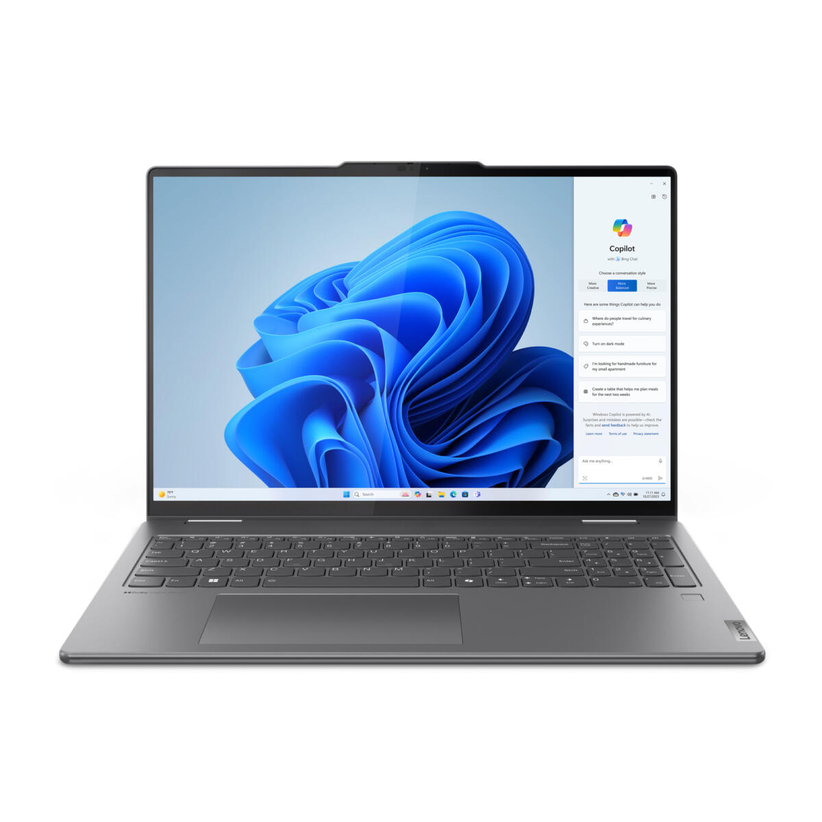 Lenovo YOGA 7 16IML9 2-IN-1 Core™ Ultra 7 155U 1TB SSD 16GB 16" (1920x1200) TOUCHSCREEN IPS WIN11 STORM GREY Backlit Keyboard FP Reader