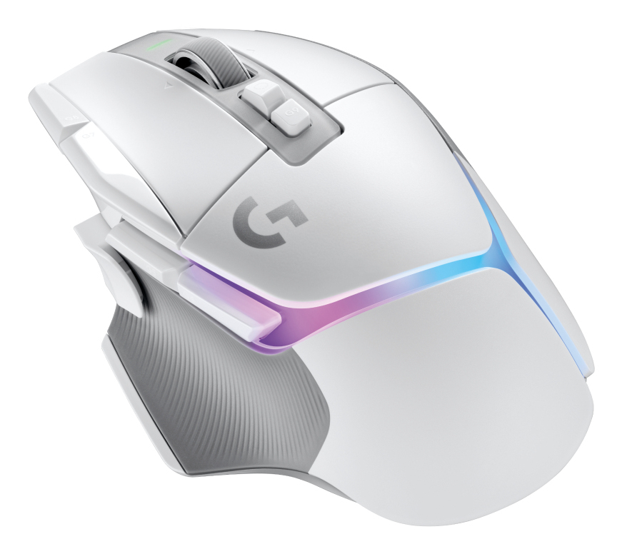 Logitech G502 X PLUS LIGHTSPEED Wireless Optical Gaming Mouse with HERO 25K Sensor Wireless White