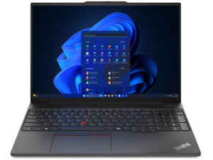 Lenovo ThinkPad E16 Gen 2 Ryzen™ 5 7535U 256GB SSD 8GB 16" WUXGA (1920x1200) IPS WIN11 Pro BLACK Backlit Keyboard FP Reader