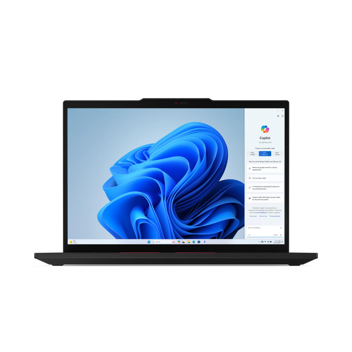 Lenovo ThinkPad T14 Gen 5 Ryzen™ 7 PRO 8840U 512GB SSD 16GB 14" WUXGA (1920x1200) IPS WIN11 Pro IR Webcam BLACK Backlit Keyboard FP Reader - Image 2