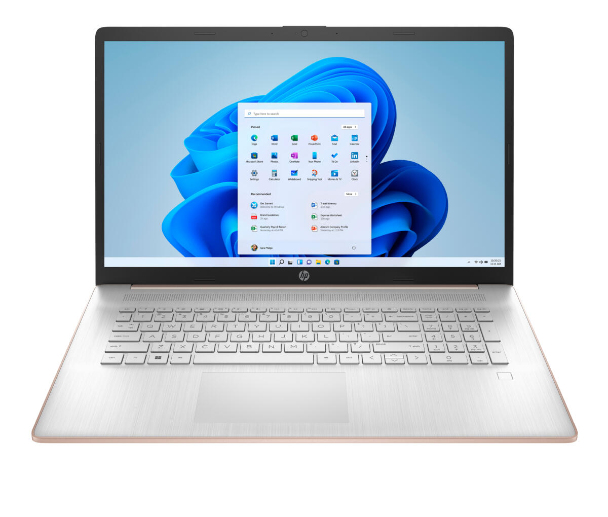 HP 17-CN0514 Celeron N4500 256GB SSD 4GB 17.3" (1600x900) WIN11 FPR ROSE GOLD