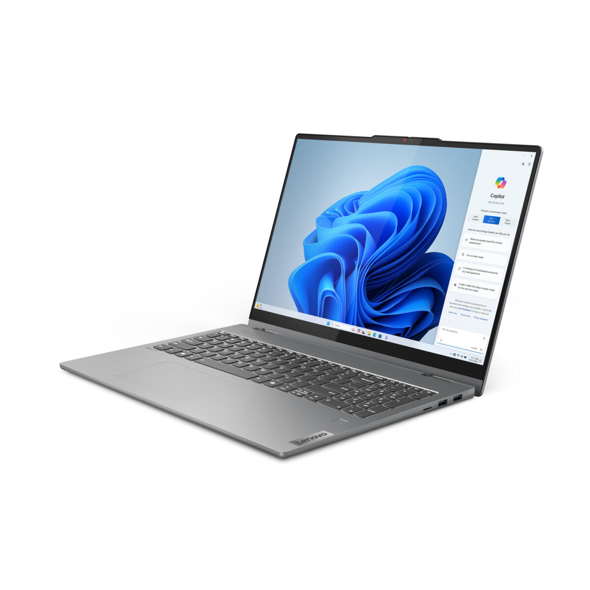 Lenovo 5 16AHP9 2-IN-1 AMD Ryzen™ 7 8845HS 1TB SSD 16GB 16" (1920x1200) TOUCHSCREEN WIN11 LUNA GRAY Backlit Keyboard FP Reader - Image 5