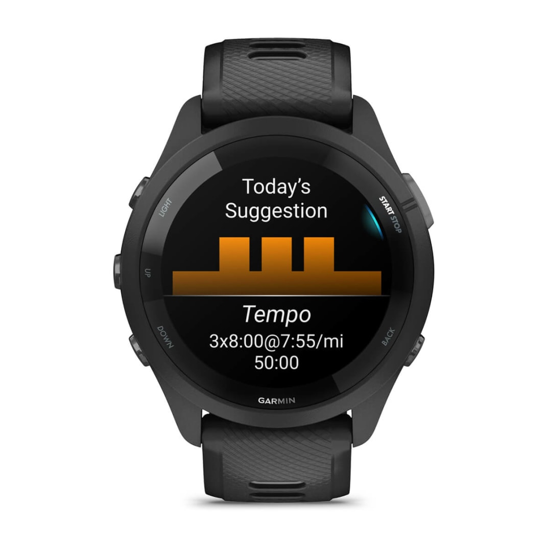 Garmin Forerunner 265 GPS Smartwatch 46 mm Fiber-Reinforced polymer BLACK - Image 4