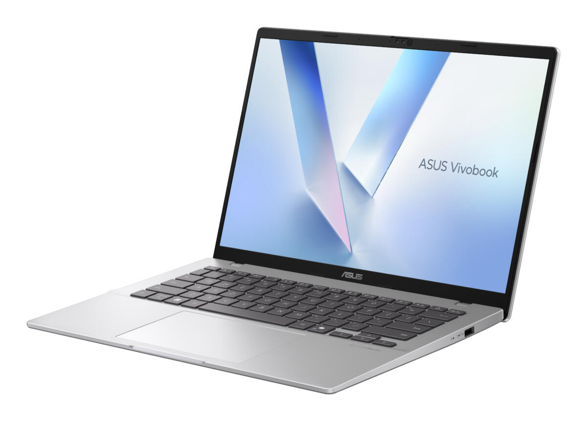 Asus VivoBook X1407QA-BS56 Snapdragon® X X1-26-100 512GB SSD 16GB 14" (1920x1200) WIN11 COOL SILVER Backlit Keyboard - Image 2