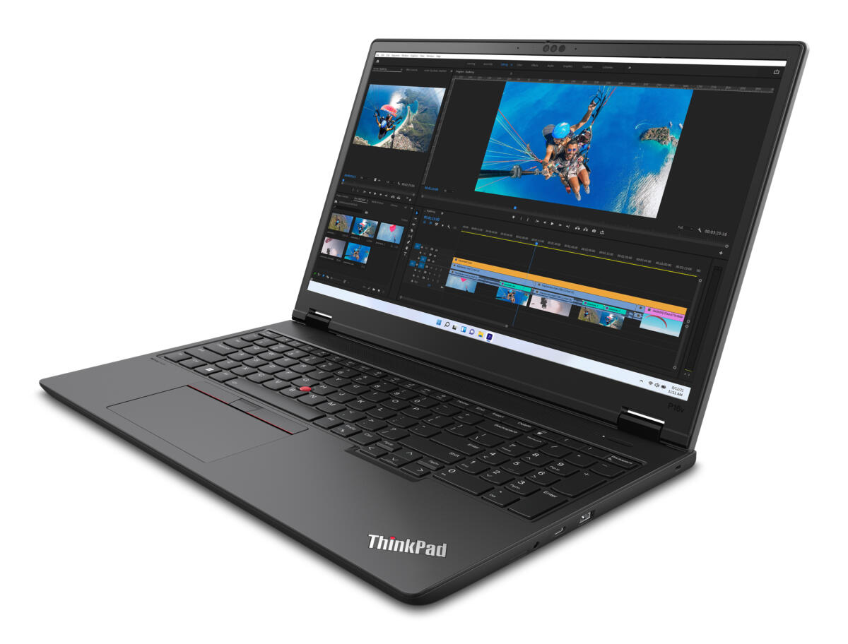 Lenovo ThinkPad P16v Gen 2 MOBILE WORKSTATION Core™ Ultra 7 155H 1T BSSD 32GB 16" WQUXGA (3840x2400) IPS WIN11 Pro IR Webam NVIDIA® RTX 1000 Ada 6144MB BLACK Backlit Keyboard FP Reader - Image 4