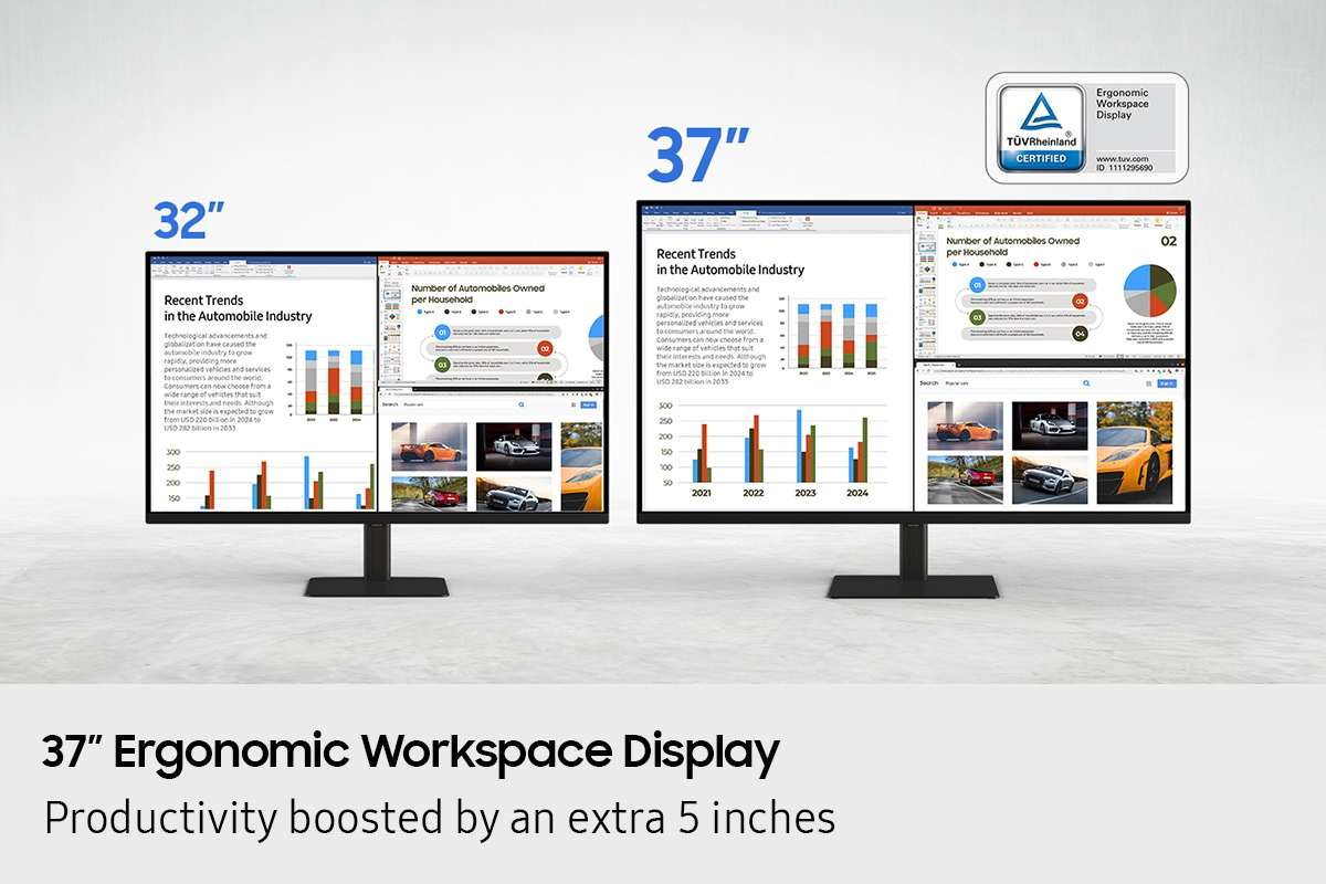 Samsung 37" ViewFinity S7 S70D UHD Monitor - Image 5