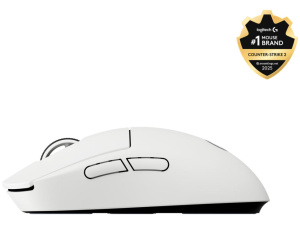 Logitech PRO X SUPERLIGHT 2c LIGHTSPEED Lightweight Compact Wireless Optical HERO 2 Sensor 44 000 DPI Gaming Mouse for PC Wireless White