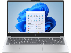HP OmniBook 3 15-FN0087 Ryzen™ AI 7 350 1TB SSD 16GB 15.6" (1920x1080) TOUCHSCREEN WIN11 GLACIER SILVER Backlit Keyboard FP Reader US Sales Only