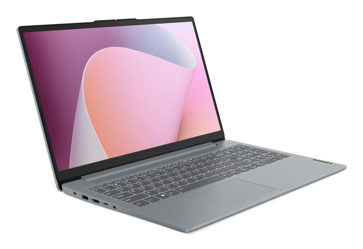 Lenovo SLIM 3 15AMN8 AMD Ryzen™ 5 7520U 512GB SSD 8GB 15.6" (1920x1080) TOUCHSCREEN WIN11 ARCTIC GRAY Backlit Keyboard FP Reader - Image 4