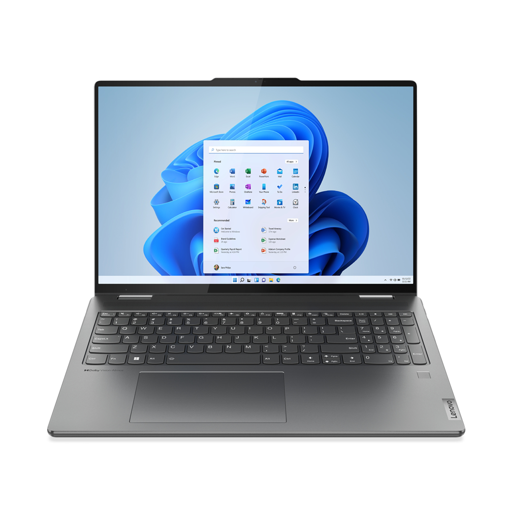 Lenovo Yoga 7 16IRL8 2-IN-1 Core™ i7-1355U 512GB SSD 16GB 16" WUXGA (1920x1200) TOUCHSCREEN IPS WIN11 IR Webcam STORM GREY Backlit Keyboard FP Reader - Image 7