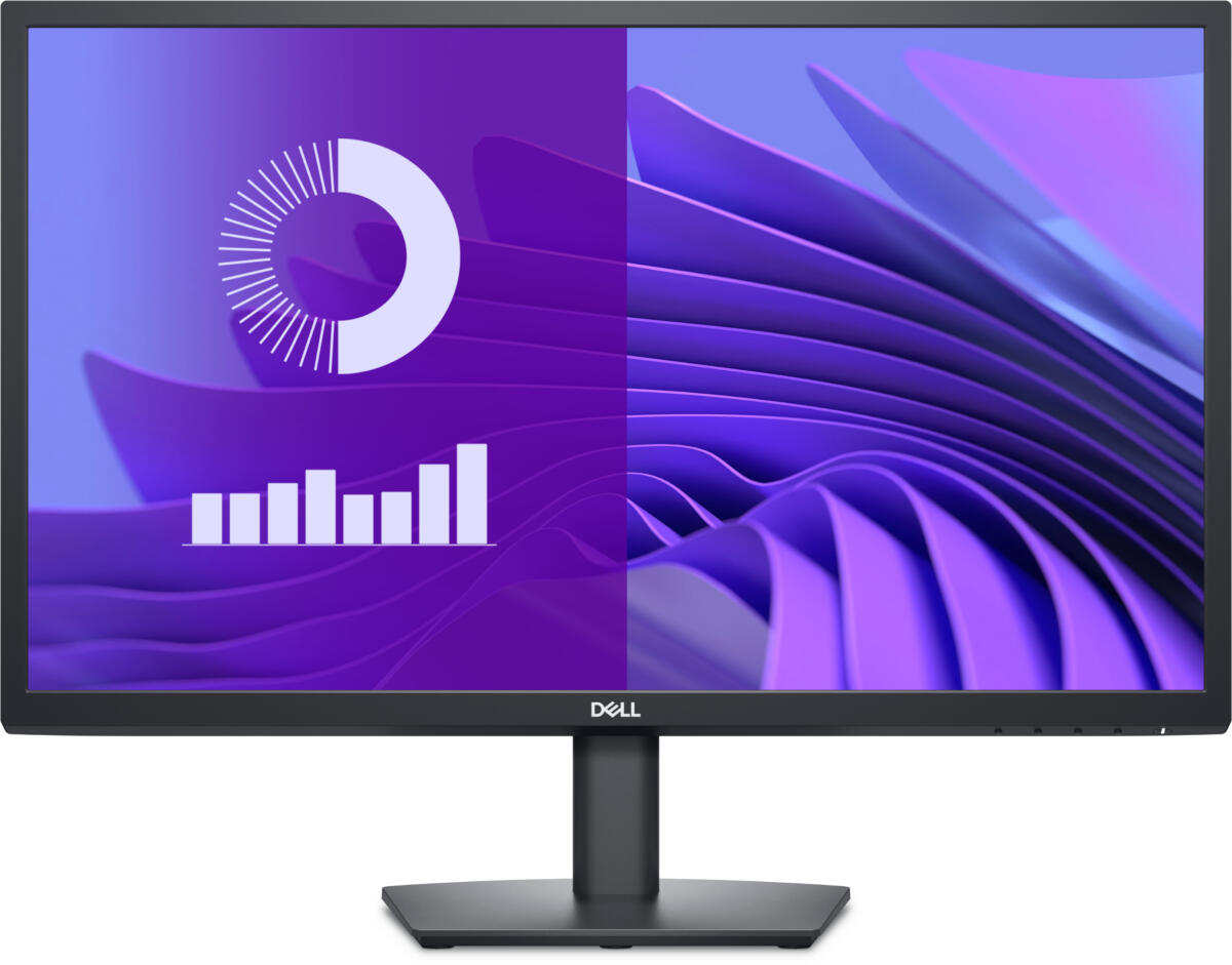Dell E2425H 23.8" (1920x1080) 75Hz 5ms 250 cd/m² 3000:1 DP VGA LCD Adjustable Stand Monitor BLACK