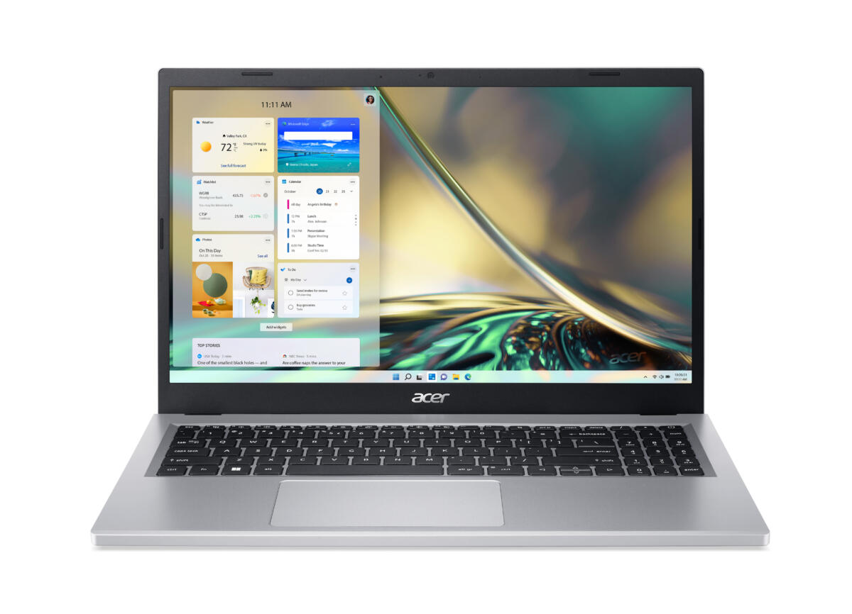 Acer Aspire 3 A315-24PT-R0UX Ryzen™ 5 7520U 512GB SSD 16GB 15.6" (1920x1080) TOUCHSCREEN IPS WIN11 PURE SILVER Backlit Keyboard