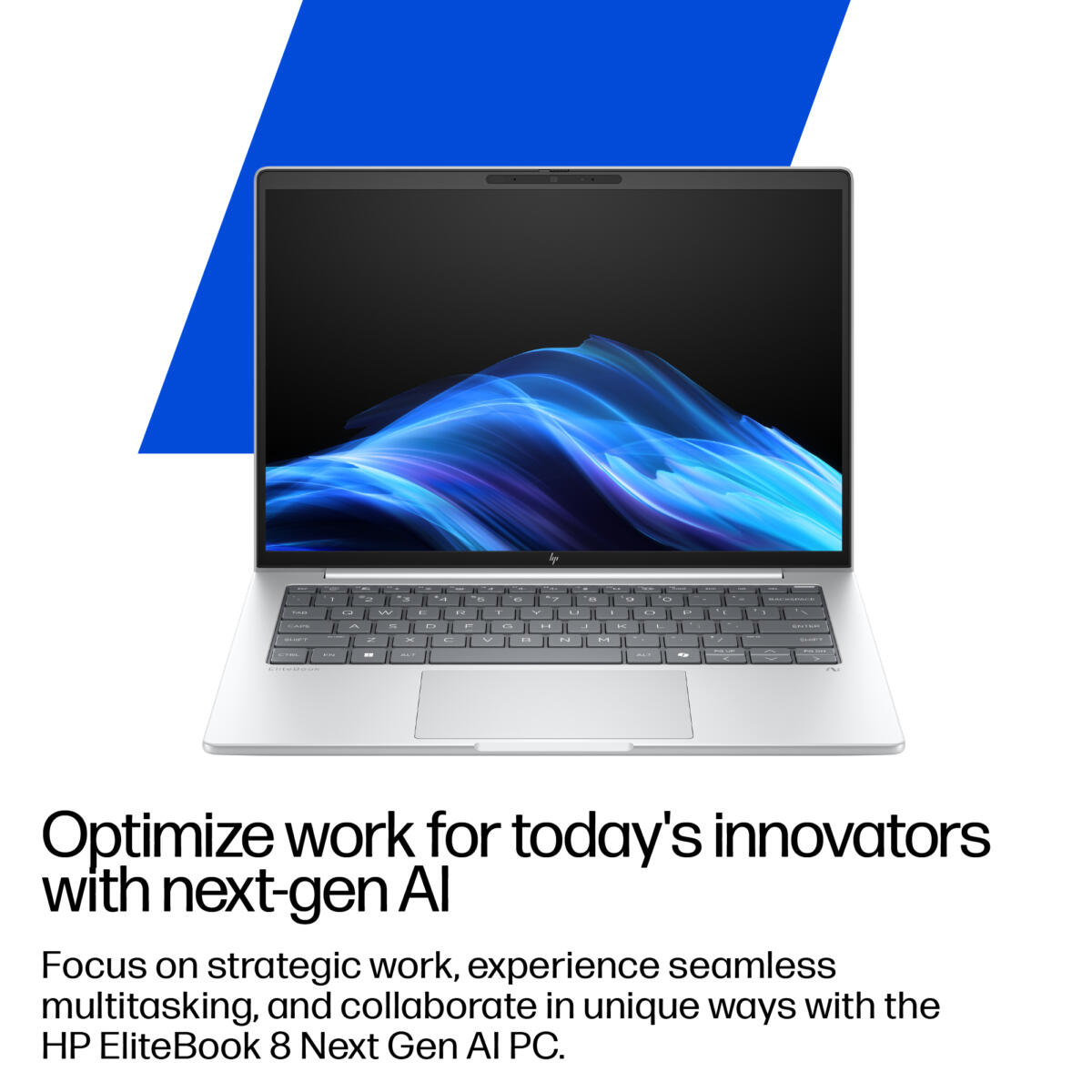 HP EliteBook 8 G1i Next Gen AI PC Wolf Pro Security Edition Core™ Ultra 7 258V 512GB SSD 32GB 14" (1920x1200) WIN11 Pro GLACIER SILVER FP Reader - Image 5