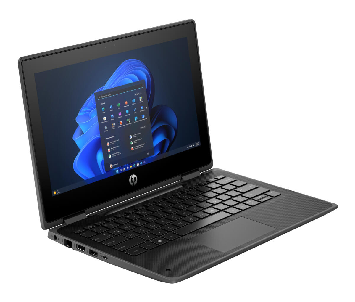 HP Fortis Flip G11 Intel® N150 128GB USF 4GB 11.6" (1366x768) TOUCHSCREEN WIN11 Pro BLACK US Sales Only - Image 2